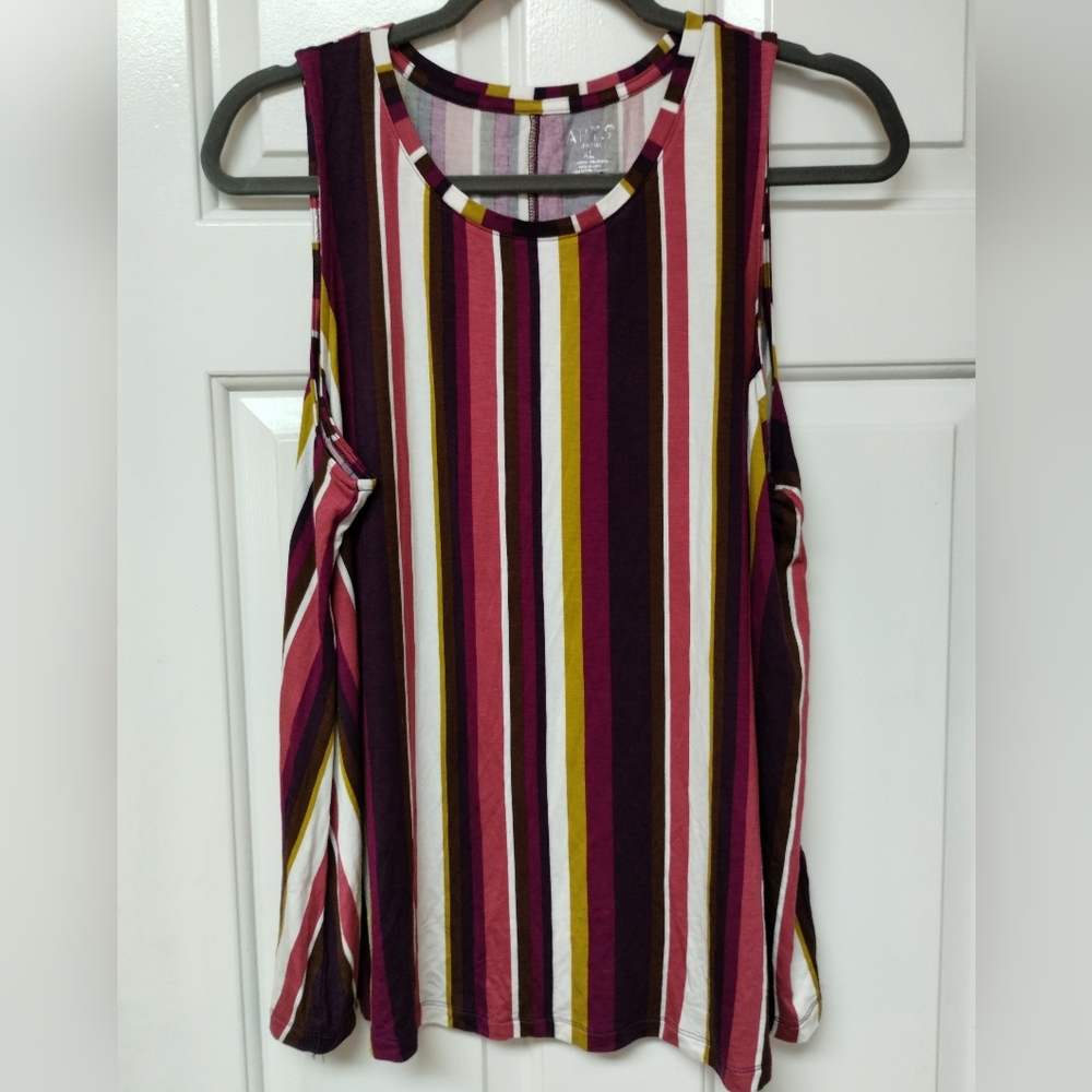 NWT!! Apt. 9 Striped Tank.  SZ XL